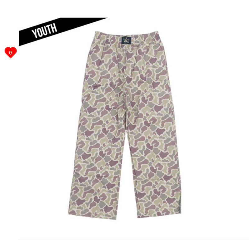LULU MAC LIGHT CAMO-KIDS PANTS