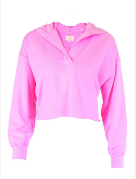 Simply Southern V-Neck Crop Sweatshirt