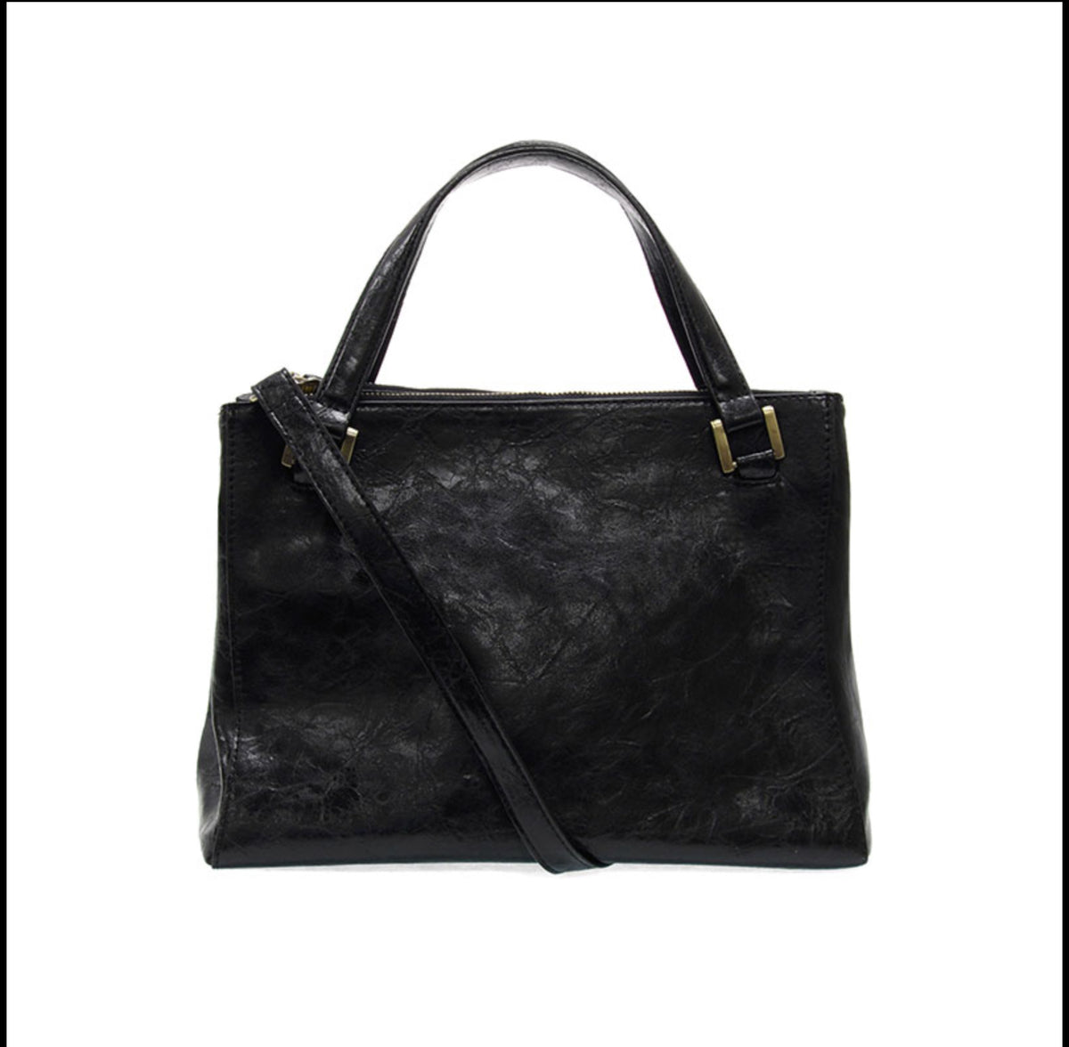 JOY SUSAN SHAWNA TRIPLE ZIP SATCHEL CROSSBODY