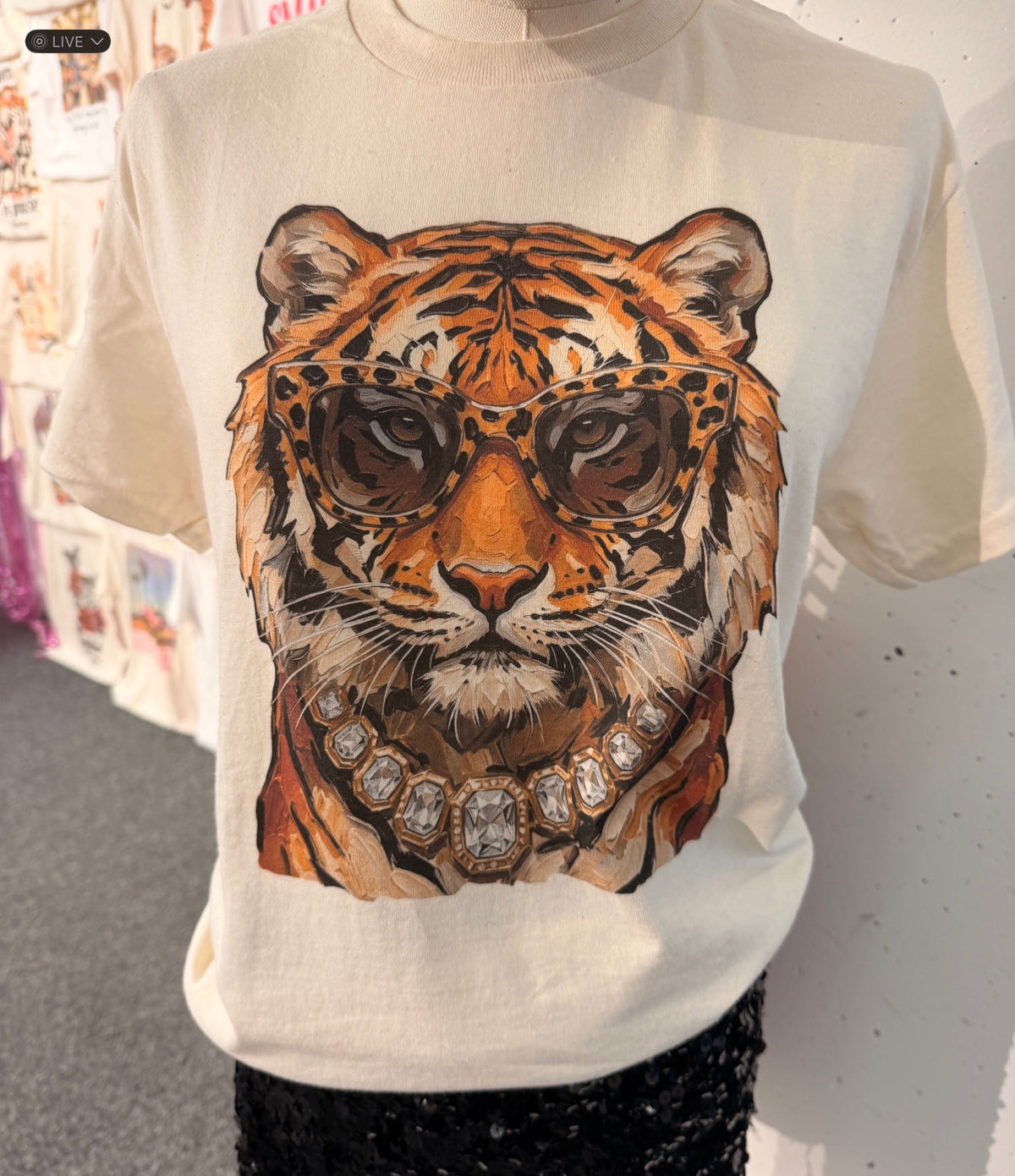 Glam Tiger Graphic Tee