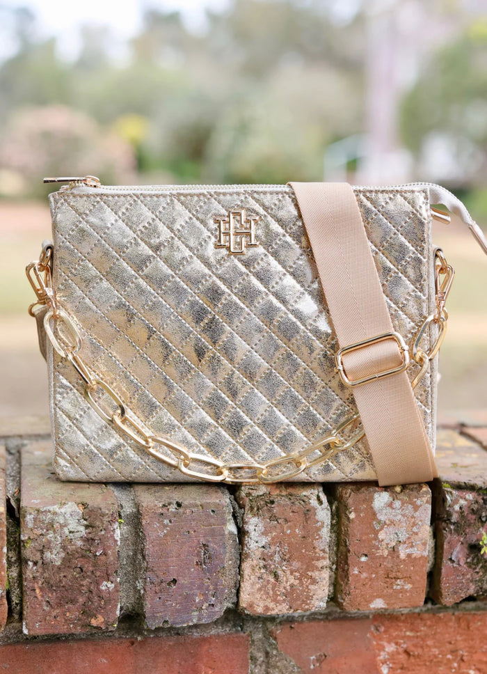 Caroline Hill Ariana Crossbody Champagne Pop