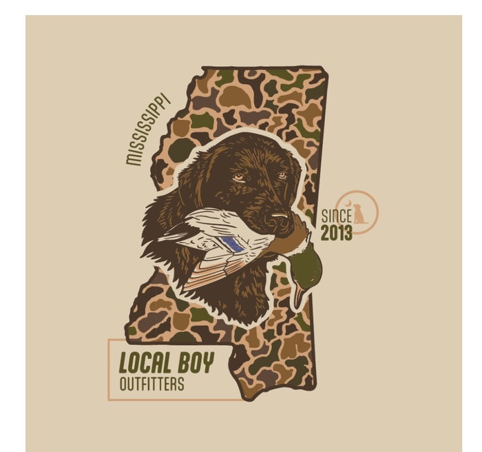 Local Boy-Old School Retrieve State SS Tee - MS