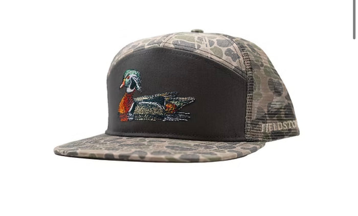 Fieldstone-Youth 7 Panel Backwoods Camo Wood Duck Hat (RH-224Y)