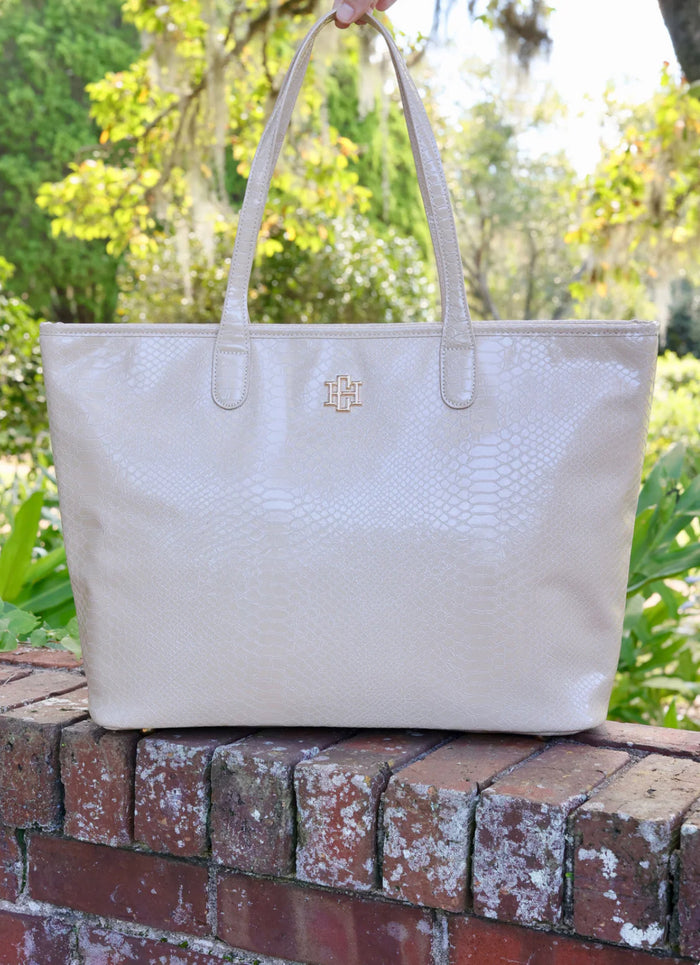 Caroline Hill Daniela Large Tote Tan ES