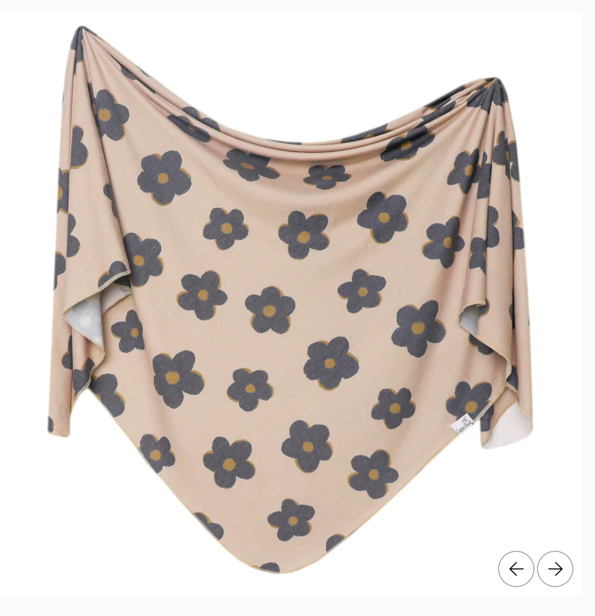 Copper Pearl Knit Swaddle Blanket