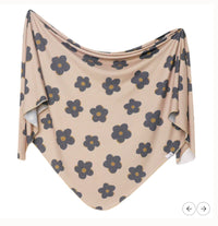 Copper Pearl Knit Swaddle Blanket