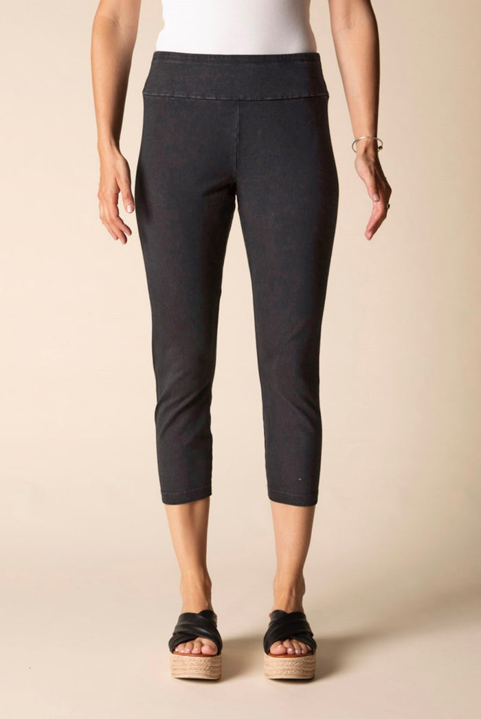 HABITAT STONEWASH COTTON KNITS CROP PANT