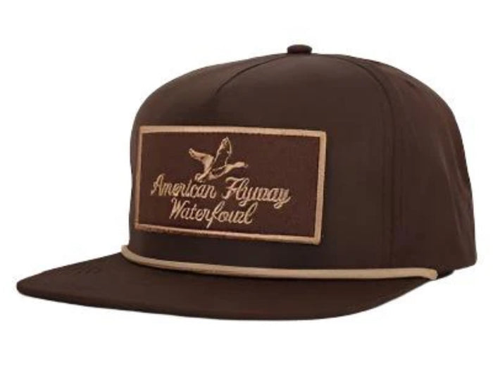 American Flyway Waterfowl - Throwback Vintage Rope Brown White with Khaki Rope