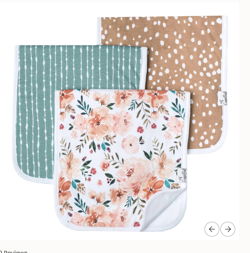 Copper Pearl Premium Burp Cloths
