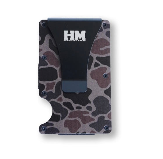 Hurricane Marsh-MONEY CLIP WALLET - RIVER CAMO