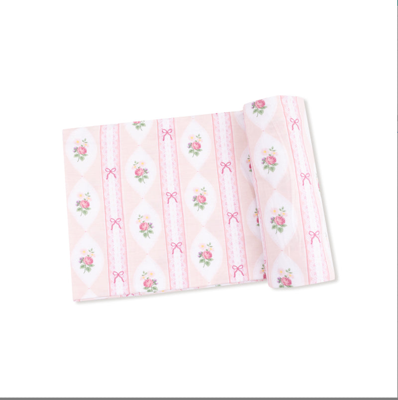 Angel Dear Ogee Lace Floral - Swaddle Blanket
