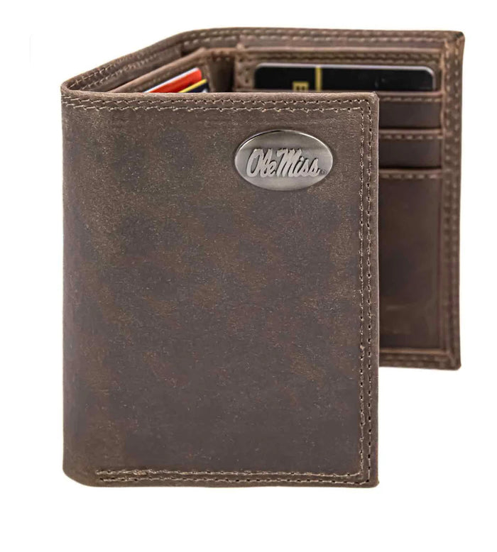 Zep-Pro MEN'S TRIFOLD LEATHER WALLET