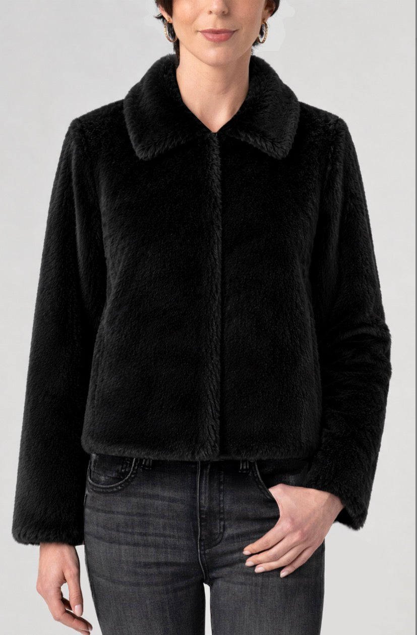 Liverpool Collared Faux Fur Jacket