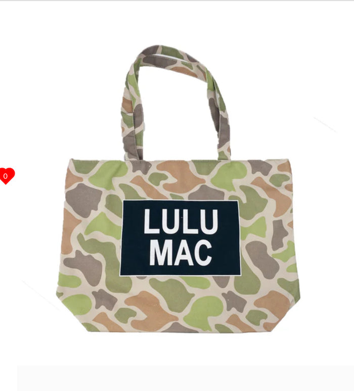 LULU MAC CANVAS TOTE LM-BG-1002-CAMO