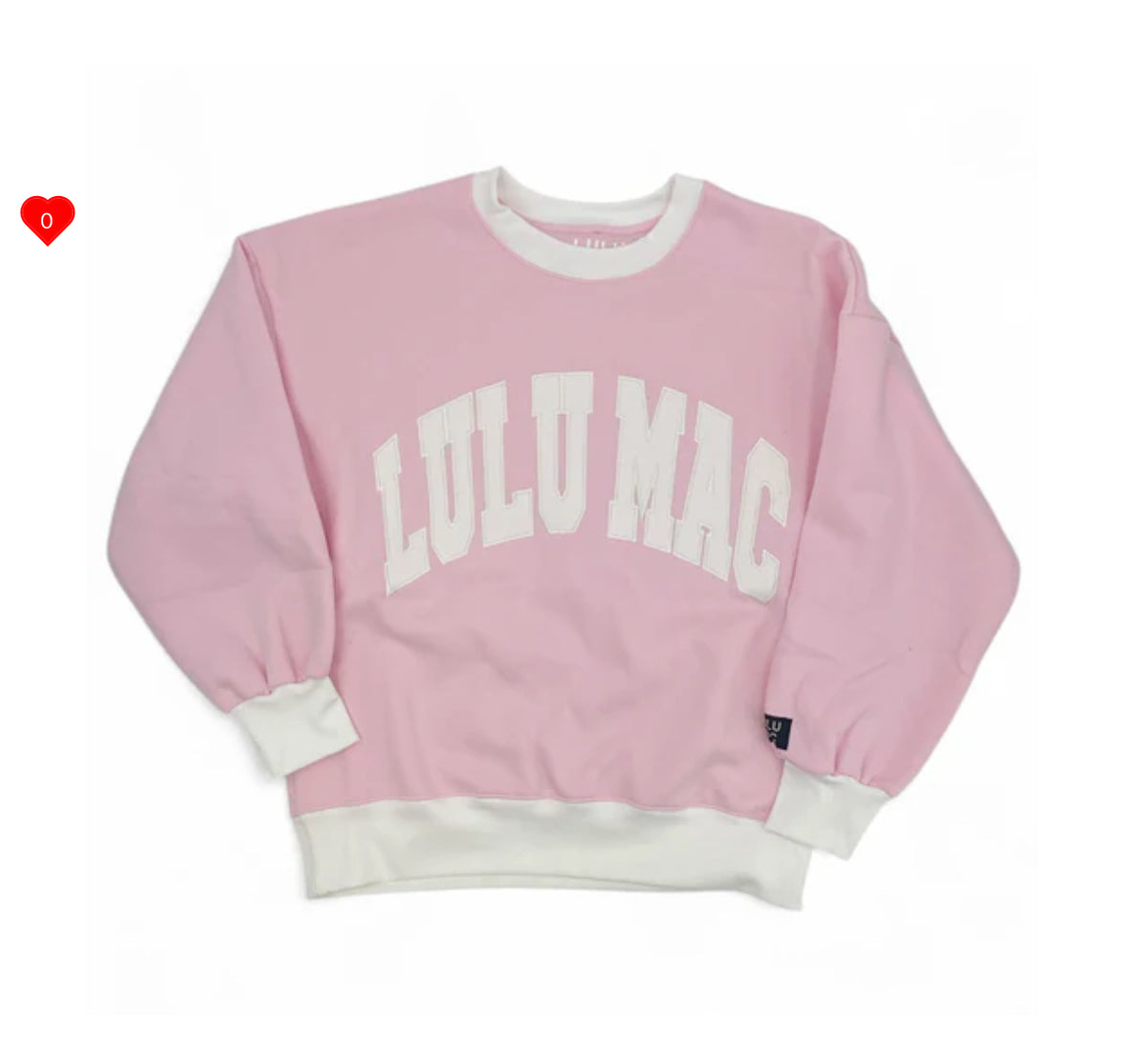 LULU MAC COLOR BLOCK PINK/WHITE - STITCH