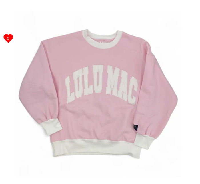 LULU MAC COLOR BLOCK PINK/WHITE - STITCH