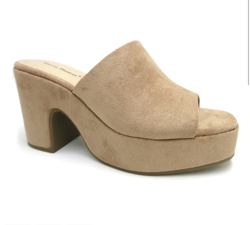 Pierre Dumas Tayla-5 Wedges Taupe