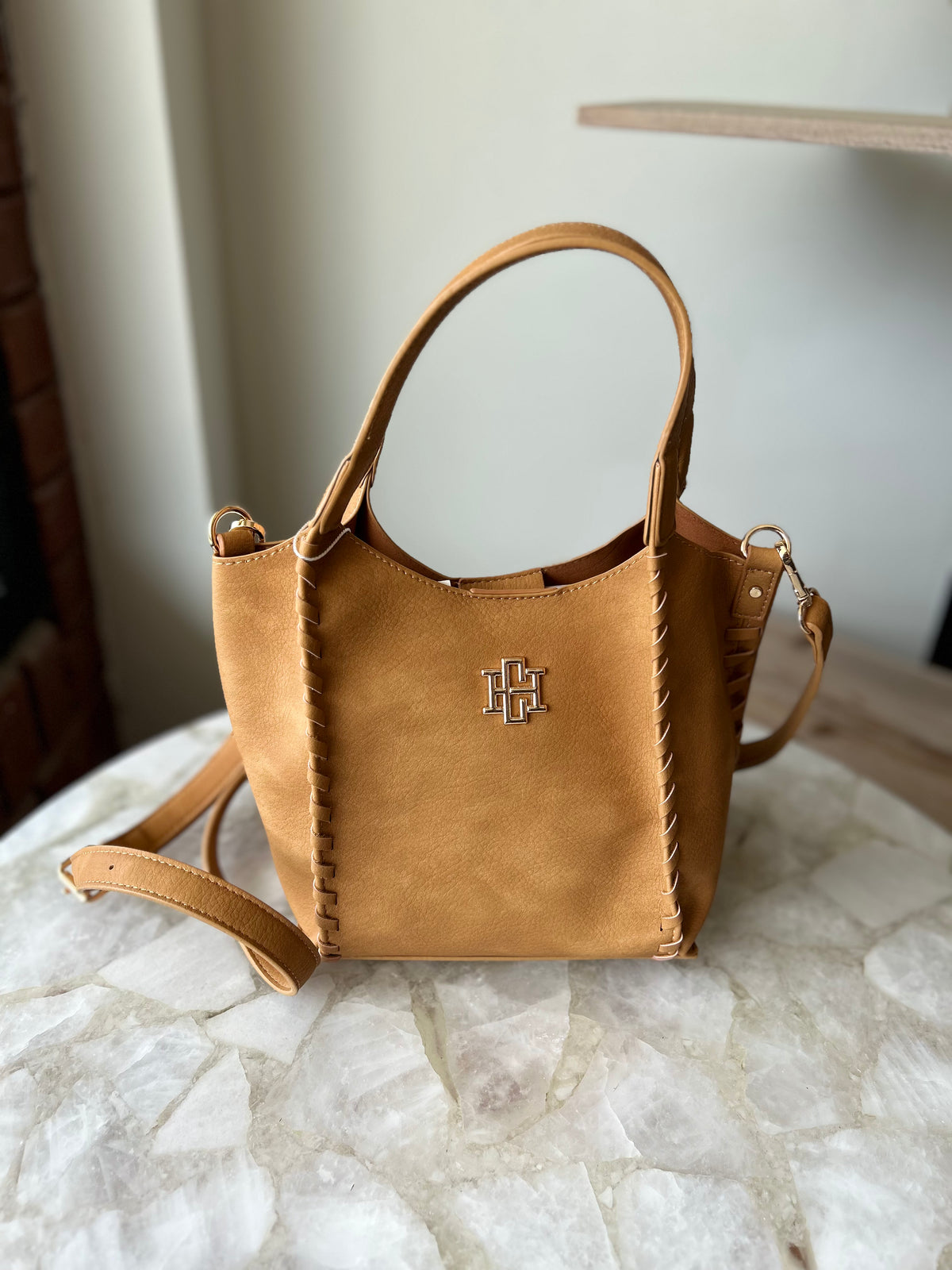 Caroline Hill Allison Tote - Mustard S