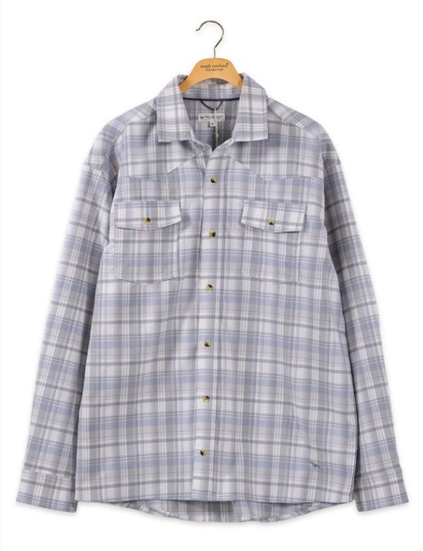 Simply Southern Men’s Western Prep Flannel Top