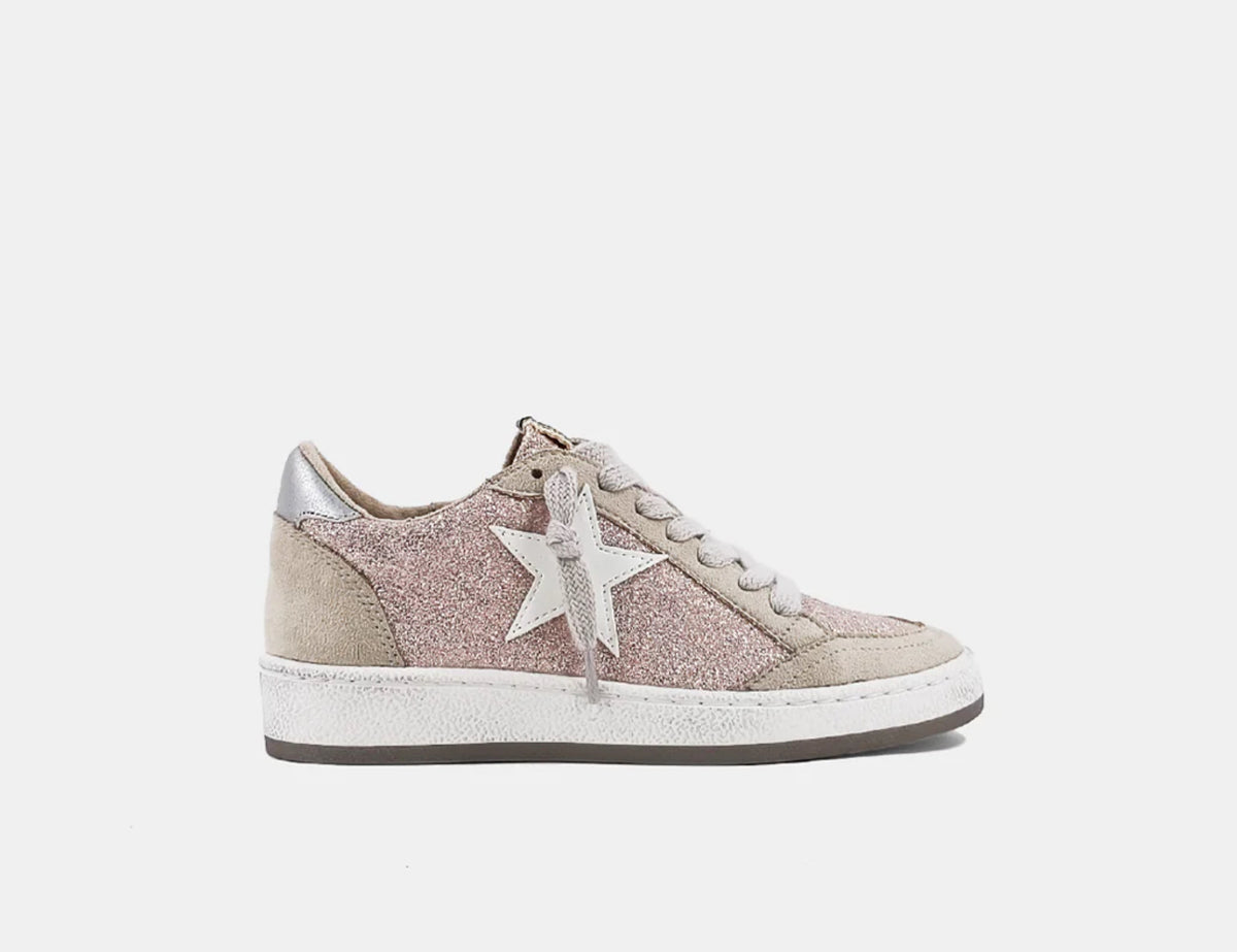 ShuShop Paz Kids Sneaker Champagne Glitter