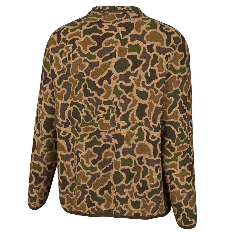 Local Boy-Youth Printed Quarter Snap-Old School Camo