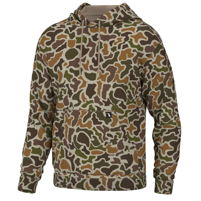 Local Boy-Youth Hilltop Cotton Hoodie-Old School Camo