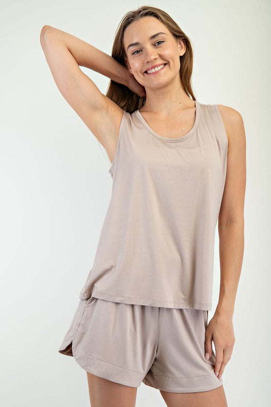 VISCOSE MODAL SLEEVELESS TANK