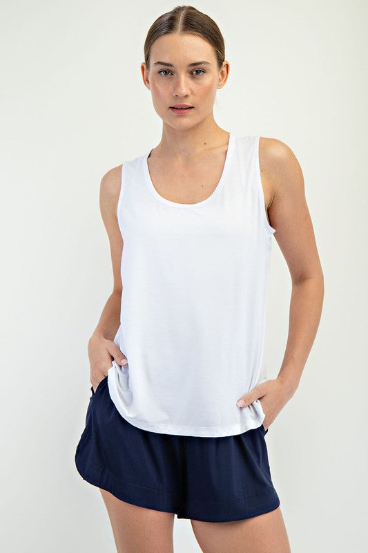 VISCOSE MODAL SLEEVELESS TANK