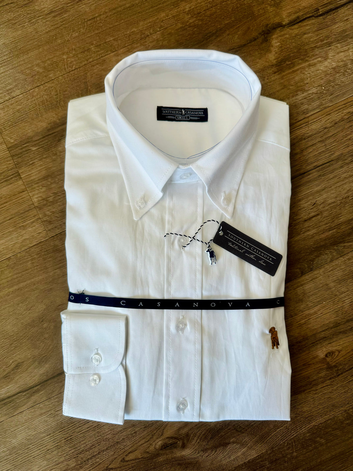 Southern Casanova-LS Button down-white Oxford