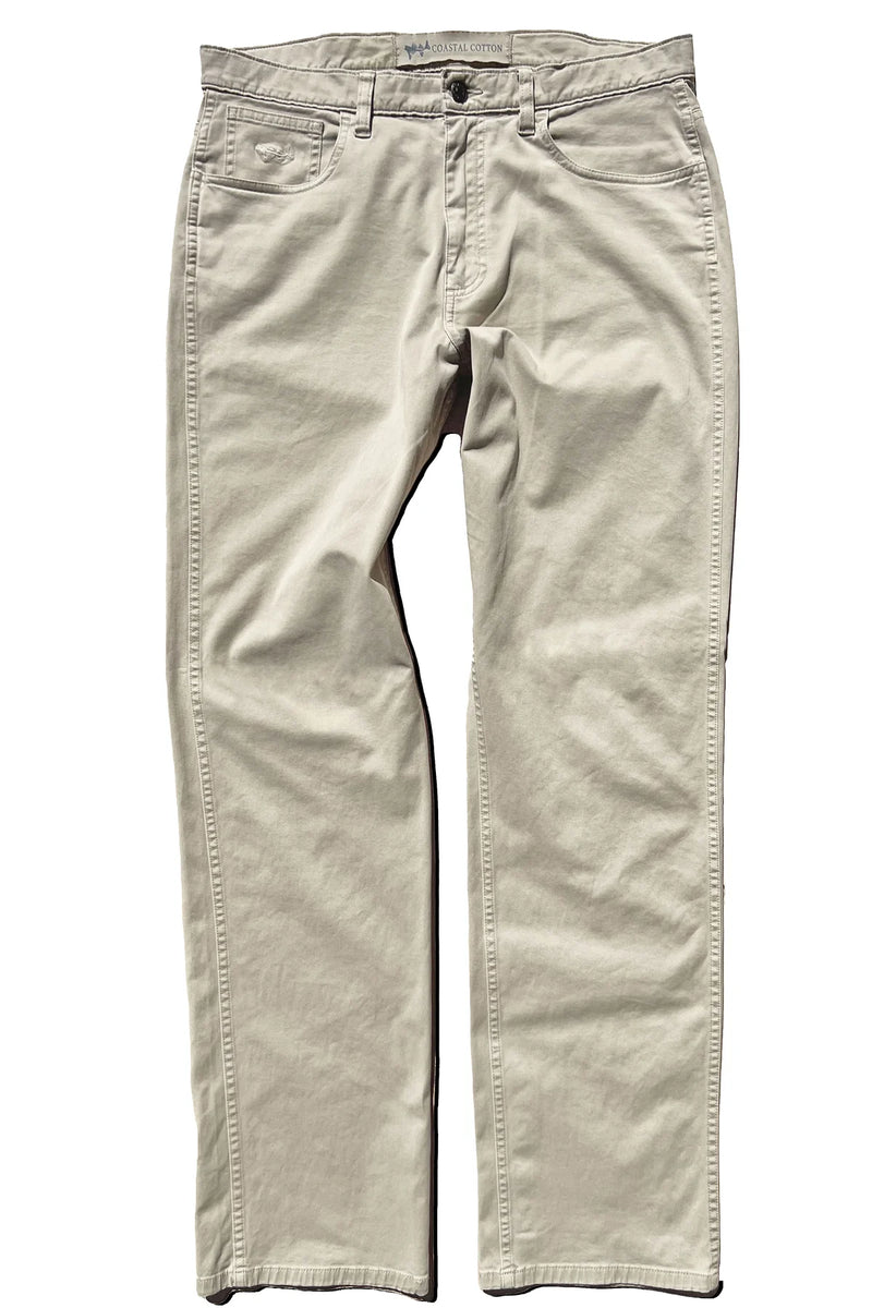 Coastal Cotton - Performance Five Pocket Pant - Wheat