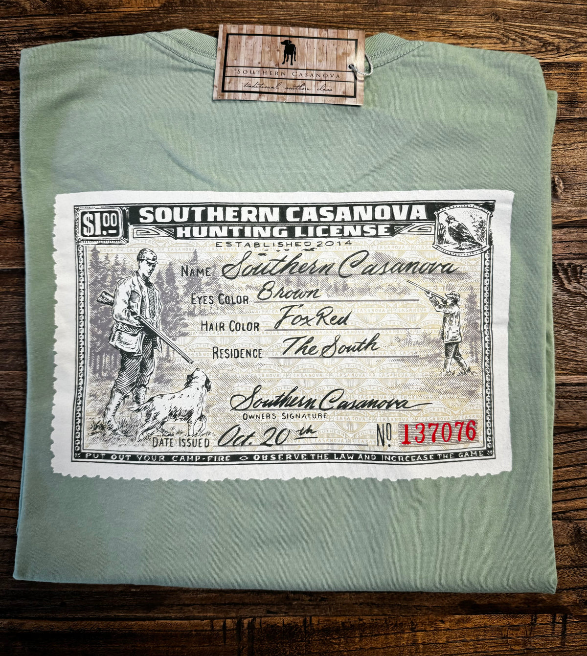 Southern Casanova-LS Hunting License