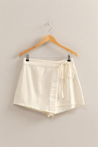 Self-Tie Waist Trendy Skort