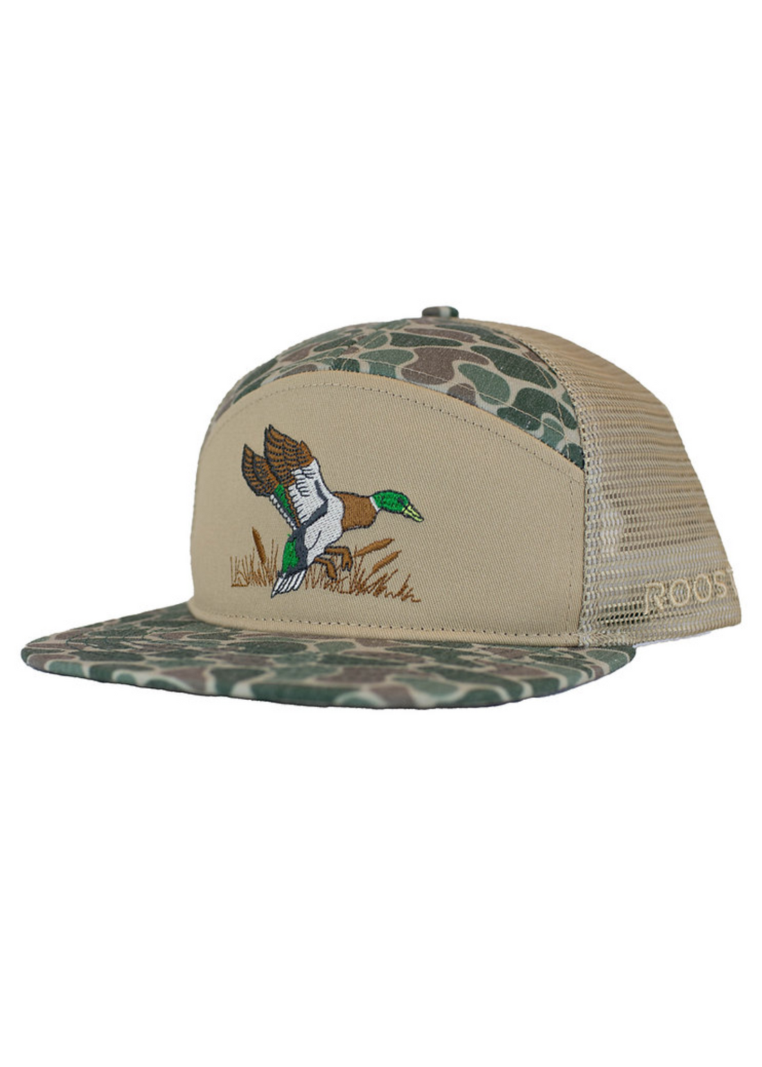 Roost-7 Panel 3D Puff Full Color Duck Logo