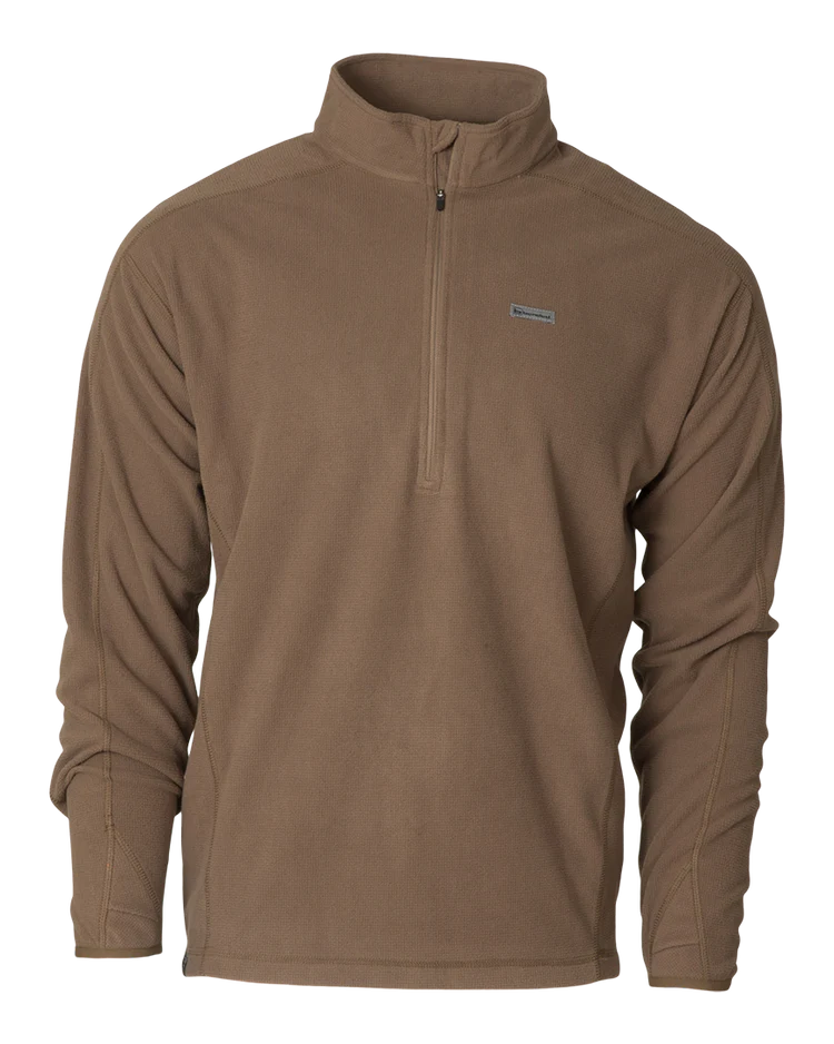 Banded-Waffle Fleece 1/4 Zip