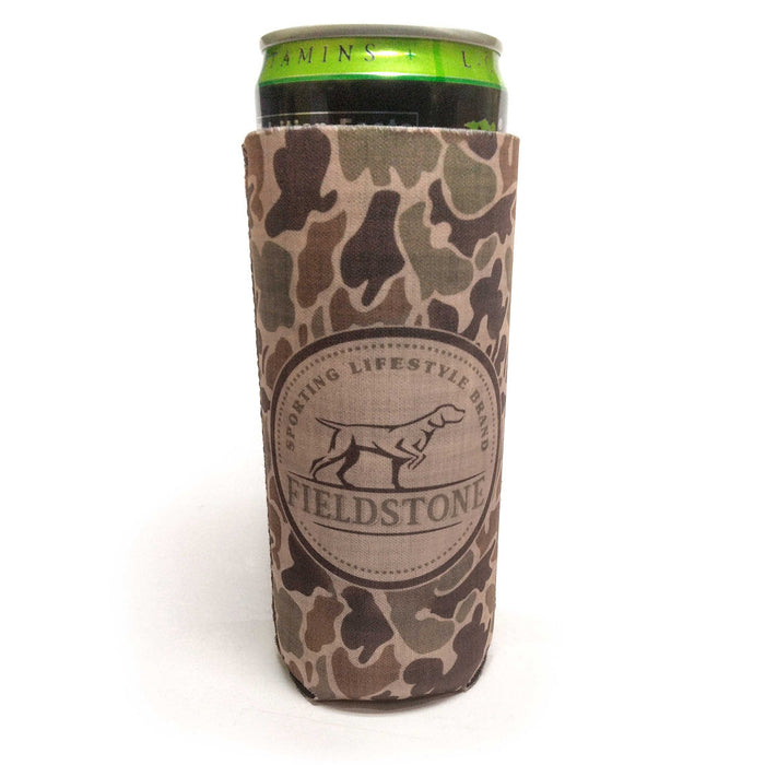 Fieldstone-Camo Slim Can Cooler