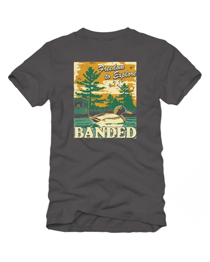 Banded Duck Blind Poster Short Sleeve T-Shirt