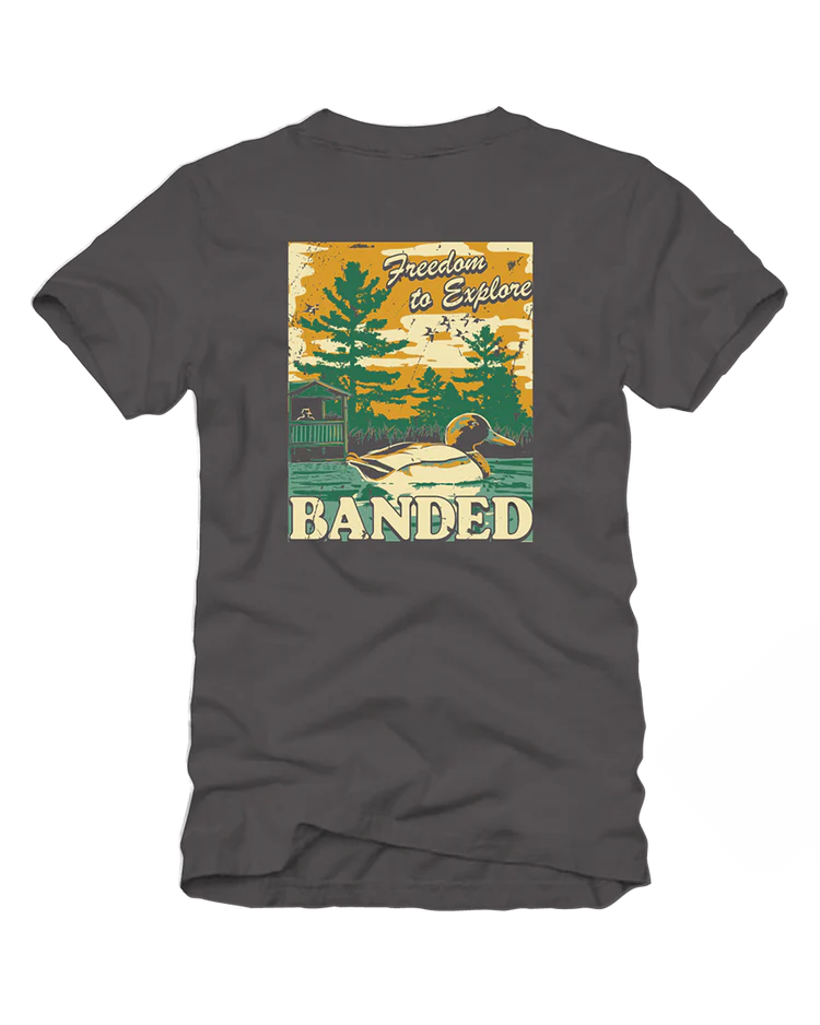 Banded Duck Blind Poster Short Sleeve T-Shirt