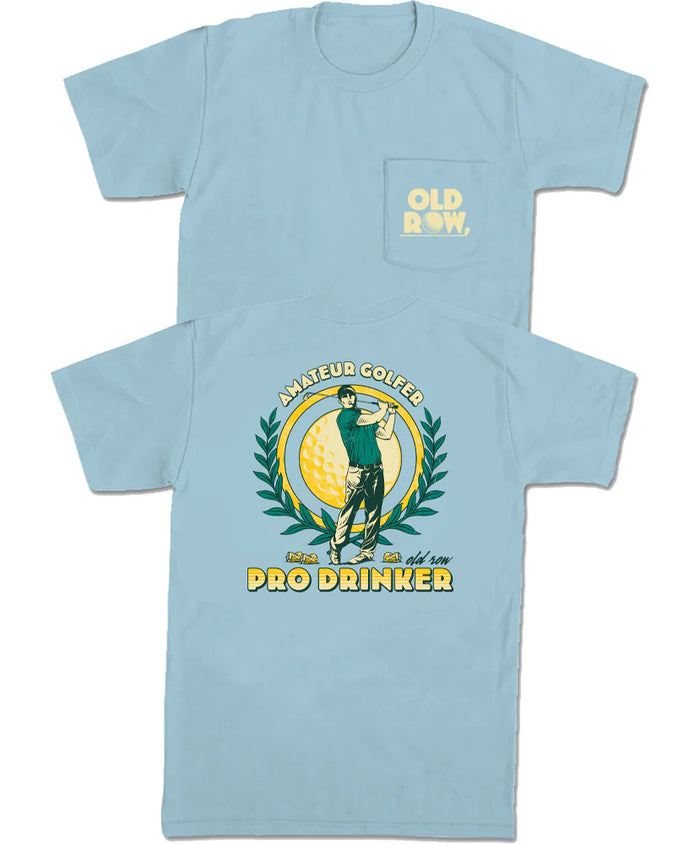 Old Row -Amateur Golfer Pocket Tee