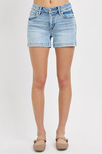 RISEN LOW RISE SHORTS WITH SLIT