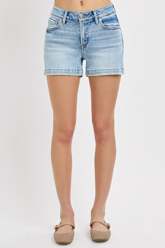 RISEN LOW RISE SHORTS WITH SLIT