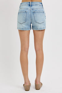 RISEN LOW RISE SHORTS WITH SLIT