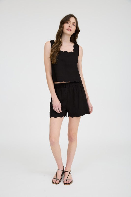 STRIPE WAVE HEM TRIM SET