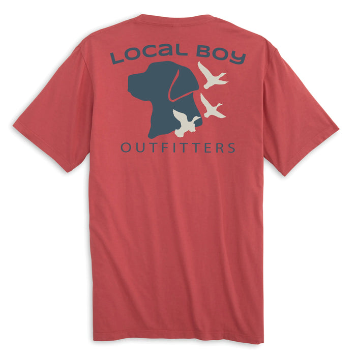 Youth Local Boy Dog and Ducks T-Shirt