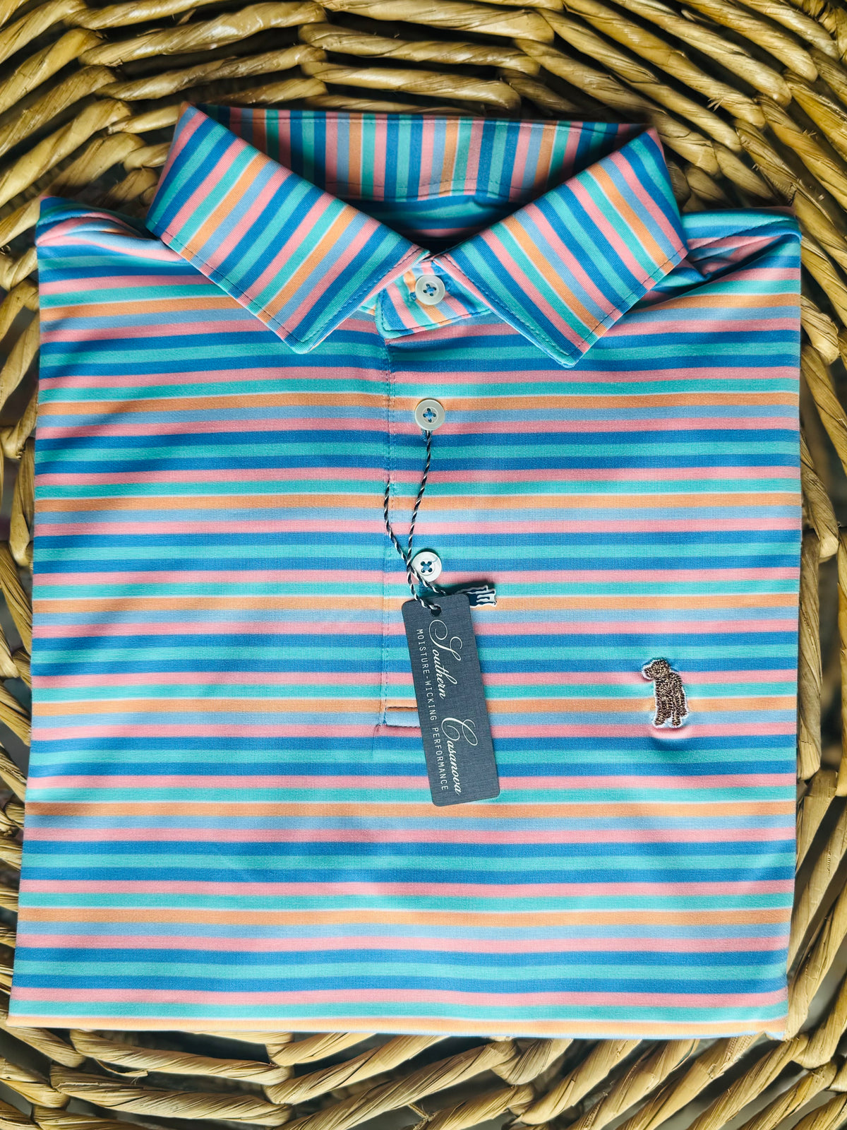 Southern Casanova-polo signature barrier reef stripe