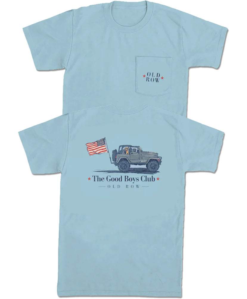 Old Row- GBC Jeep USA Pocket Tee