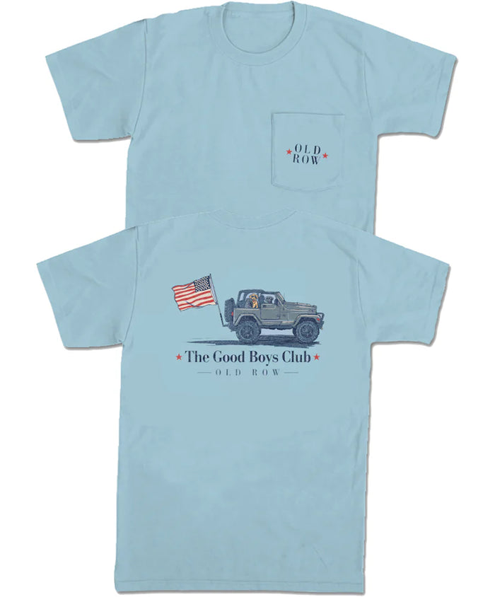 Old Row- GBC Jeep USA Pocket Tee