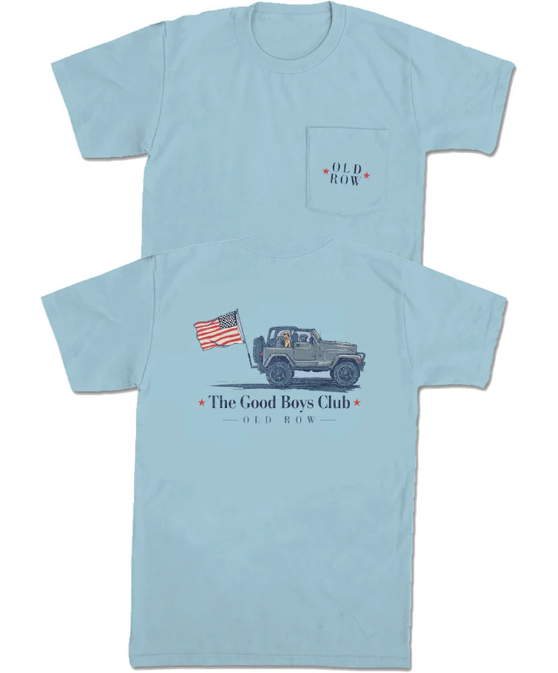 Old Row- GBC Jeep USA Pocket Tee