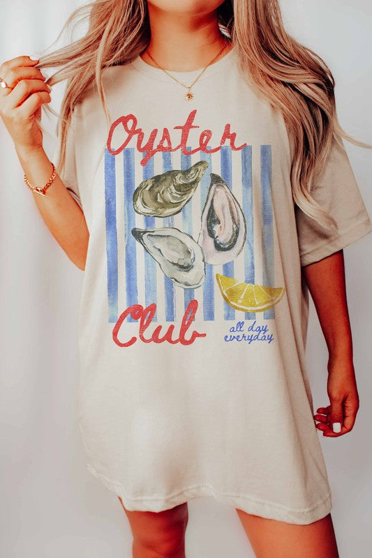 Oyster Club Oversized Graphic Tee