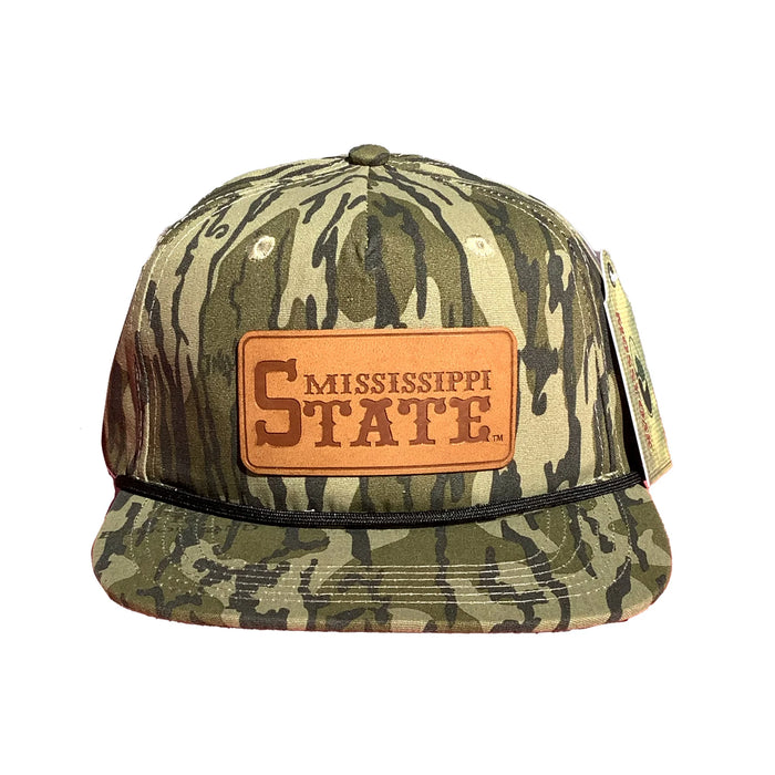 Speckle Bellies-Msu Camo Ms State Leather Patch Rope