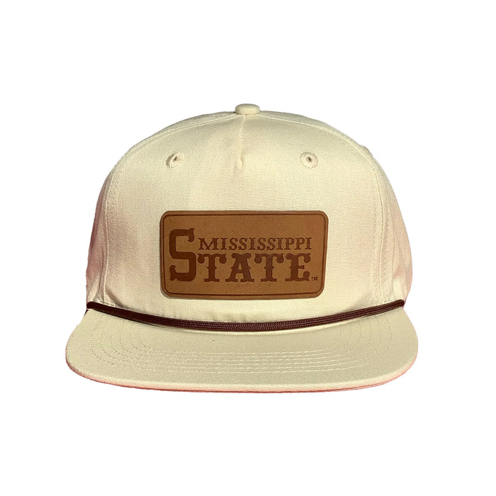 Speckle Bellies-Msu Camo Ms State Leather Patch Rope
